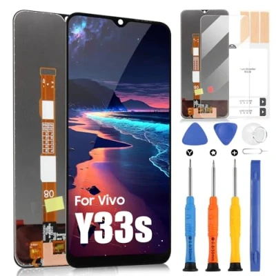 Immagine di LCD Display Per Vivo Y33S 2021 V2109 Schermo Digitazer Touch Screen Sostituzione Assembly con Kit di Attrezzi Riparazione (6,58&quot;, Not 5G)