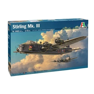 Immagine di Italeri 1462 Stirling MK. III, Scala 1:72, Model Kit, Modello in Plastica da Montare, Modellismo, IT1462