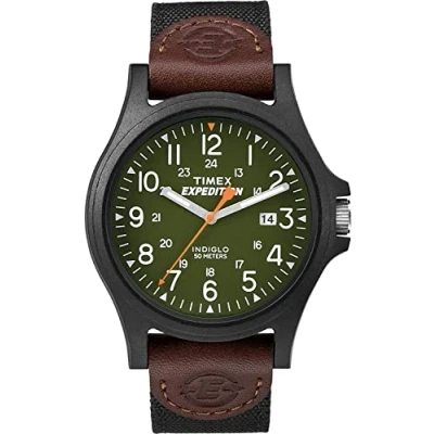 Immagine di Timex Orologio Analogico al Quarzo da Uomo con Cinturino in Tessile TWF3C8430