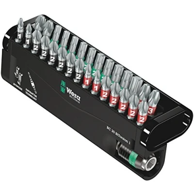 Immagine di Wera Bit Check 30 BiTorsion 1 05057430001 Kit inserti parti Croce Pozidriv, Phillips, TORX interno