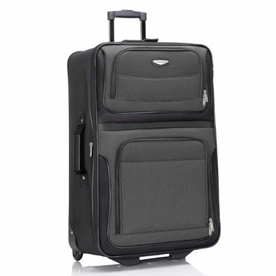 Immagine di Travel Select Amsterdam Trolley verticale espandibile, grigio, Checked Large 29 Inch, espandibile