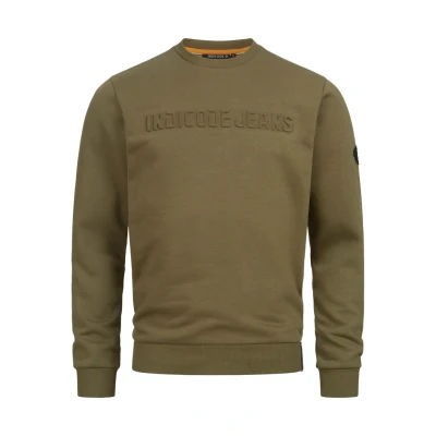 Immagine di Indicode Jeans Inavant Felpa, Uomo, Taglia: Small, Army