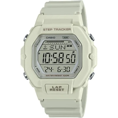 Immagine di Casio Digital Watch WITH STEP Tracker Unisex Orologio digitale, Taglia: One Size, White