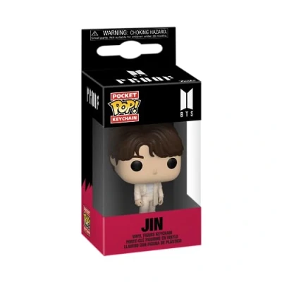 Immagine di Funko Pop! Keychain: BTS Jin Mini Figura in Vinile da Collezione Novità Portachiavi Riempitivi per Calze Idea Regalo Merchandising Ufficiale Music Fans Minifigure