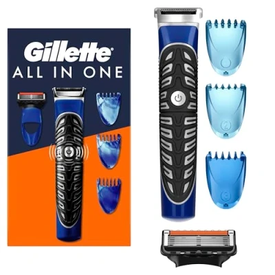 Immagine di Gillette Trimmer Di Precisione Corpo E Barba 4 In 1 Per Uomo, Rasoio Scultore
