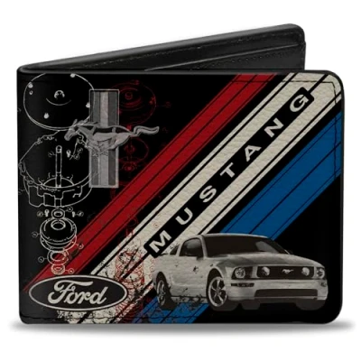 Immagine di Buckle Down Portafogli, Multicolore, 4.0&quot; x 3.5&quot; Uomo