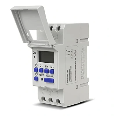Immagine di GreenBlue GB104 Timer Digitale Programmabile sulla Guida DIN