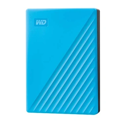 Immagine di WD My Passport 4 TB Hard Disk esterno da 2,5 USB 3.2 Gen 1 (USB 3.0) Blu WDBPKJ0040BBL WESN