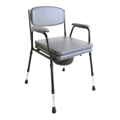 Immagine di PEPE Sedia Comoda WC per Anziani Imbottito, con Buco WC, Sostegno Adulti, Disabili, Portatile Anziani, Urinare Regolabile