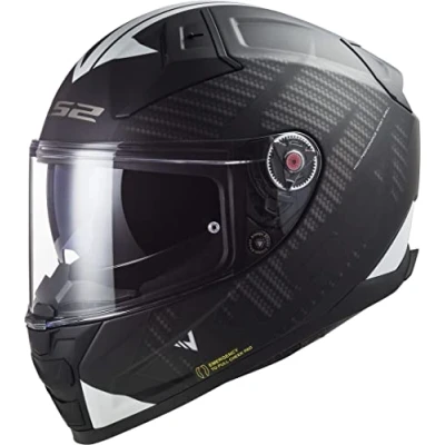 Immagine di LS2, Casco Moto Integrale VECTOR II SPLITTER Matt Black White, XS