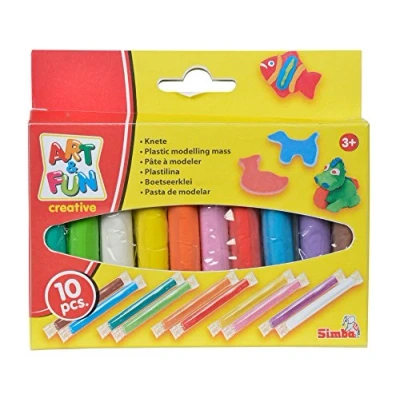 Immagine di Simba 106324169 Art &amp; Fun 10 disegno knet aste Made in Germany , Modelli/Colori Assortiti, 1 Pezzo