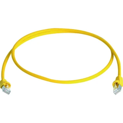 Immagine di Telegärtner L00006A0051 RJ45 cavo di rete, patch CAT 6A S/FTP 25.00 m Giallo Ritardante fiamma, Privo alogeni, Certificato UL 1 pz.