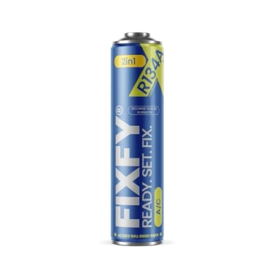 Immagine di FIXFY 2 in 1 Sostituzione per gas R134a con olio Kit aria condizionata 500ml auto riempimento 1995 2016