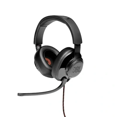 Immagine di JBL Quantum 200 Cuffie Gaming Over Ear con Filo, Headset da gioco Microfono, compatibilità su Ogni Piattaforma, Colore Nero