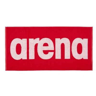 Immagine di Arena Gym Soft Asciugamano di Cotone, Red White/Rosso, TU
