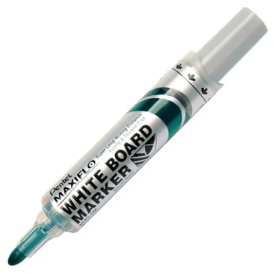 Immagine di Pentel Maxiflo MWL5M Pennarello cancellabile a secco, confezione da 12, colore: Verde