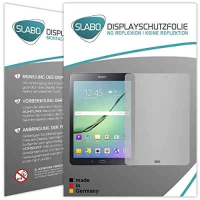 Immagine di Slabo 2 x Pellicola Protettiva per Display Samsung Galaxy Tab S2 9.7 (SM T813) T819) Protezione No Reflexion Anti Riflesso Opaca