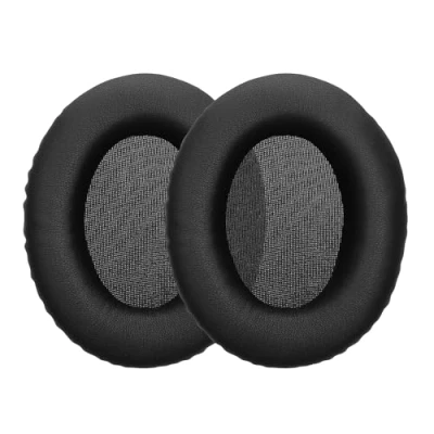 Immagine di kwmobile 2x Cuscinetto Cuffie Compatibile con HyperX Cloud Stinger 2 Pad Cuscinetti Ricambio Over Ear Simil Pelle nero/verde fluorescente