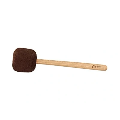 Immagine di Sonic Energy Gong Mallet Medium marrone con impugnatura in faggio, Chai Per suonatori di gong, meditazione, percussioni Lana pecora, pile sintetico (MGM M C)