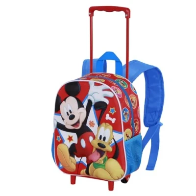 Immagine di Karactermania Disney Mickey mouse STAR Small WITH Wheels Trolley per bambini, Taglia: One Size, multicolour