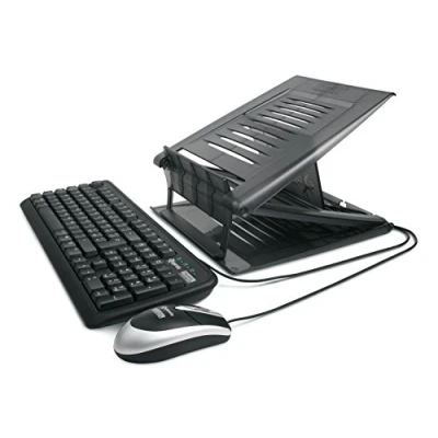 Immagine di Hamlet XTMS100KM Tiramisù Supporto per notebook con Keyboard e Mouse