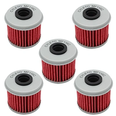 Immagine di Cyleto filtro olio per CRF250R Crf 250R 2004 2016/CRF250 x 250 2005 2006 2007 2008 2009 2012 2013 2014 2015 2016