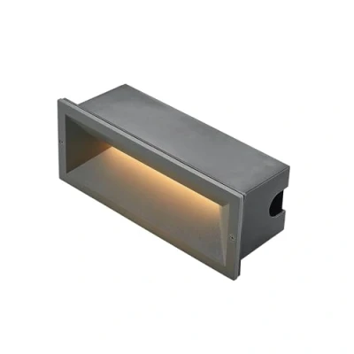 Immagine di applique da esterni &#039;Jaano&#039; (Moderno) colore Nero, in Alluminio (1 luce, lampadina inclusa) di Lucande incasso per esterni, facciata, casa, terrazzo e balcone