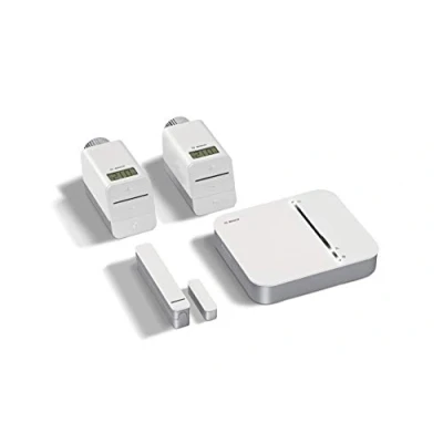 Immagine di Set base &quot;Clima ambiente&quot; Bosch Smart Home, per il controllo della temperatura ambiente con funzionamento tramite app
