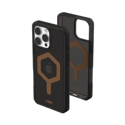 Immagine di Urban Armor Gear Plyo MagSafe Case Backcover per cellulare Apple iPhone 16 Pro Max Nero, Trasparente, Bronzo Compatibile con