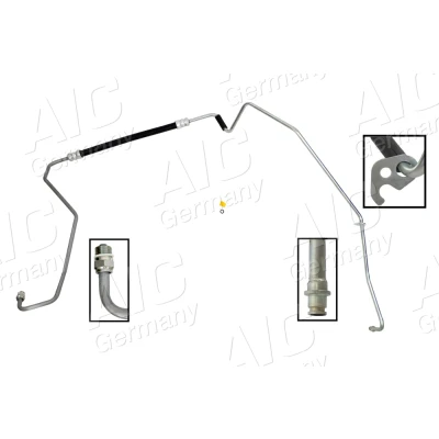 Immagine di AIC 58453 Tubo flessibile idraulico, Sterzo FORD: Transit Mk5 Van, Camion pianale/Telaio