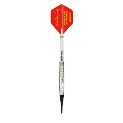 Immagine di Unicorn Xiaochen Zong Soft Tip Darts, Freccette Unisex Adulto, Argento, 19G
