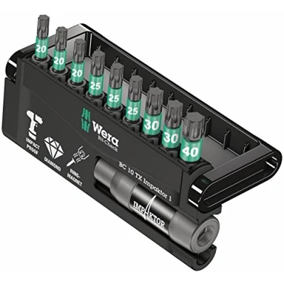Immagine di Wera 8767 9/IDC 05057688001 Kit inserti 10 parti TORX interno Tecnologia Impaktor