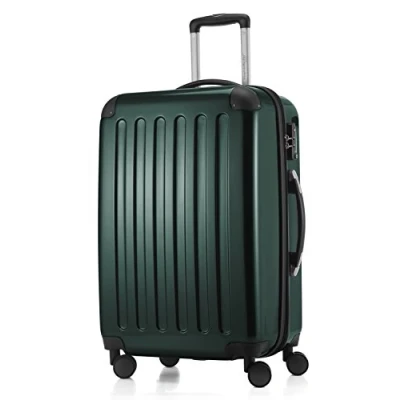 Immagine di HAUPTSTADTKOFFER ALEX Valigia rigida, Trolley espandibile, Bagaglio con 4 ruote doppie, TSA, 65 cm, 74 litri, Dark Verde