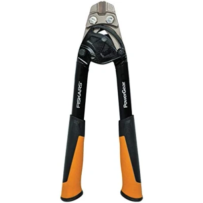 Immagine di Fiskars Tagliabulloni, Fino al 30% di potenza in più, Lunghezza 26 cm, Acciaio/Plastica, Nero/Arancione, PowerGear, 1027213
