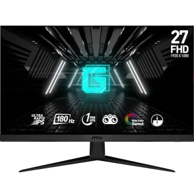 Immagine di MSI G2712F Monitor Gaming 27&quot; FHD IPS Ultra Rapid (1920x1080), 180 Hz, 1ms /GtG), 96% di gamma cromatica sRGB, Adaptive Sync DP 1.2a, HDMI 2.0b CEC, VESA 100x100, Casse non incluse