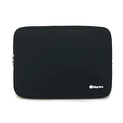 Immagine di WAYTEX 71002 Custodia morbida nera per tablet e laptop in neoprene da 13 14 pollici