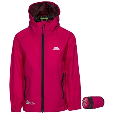 Immagine di Trespass Qikpac Giacca Impermeabile richiudibile Unisex, Packaway, Sasparilla