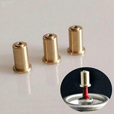 Immagine di TS commercio 3 pezzi in ottone gas adattatore di ricarica per s.t DuPont accendino Memorial fai da te Kit riparazione