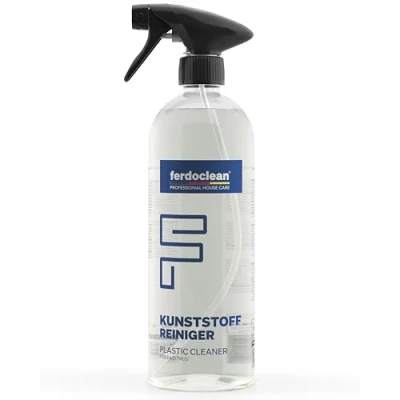Immagine di ferdoclean® Detergente per plastica 1 x 1000ml infissi, finestre in plastica, mobili da giardino,frontali di cucina lavagne bianche tutte le superfici