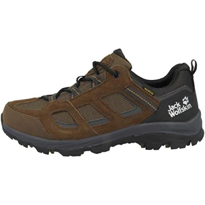 Immagine di Jack Wolfskin VOJO 3 Texapore LOW Scarpa da hiking, Uomo, Taglia: 44.5, Brown/phantom Pelle e tessuto