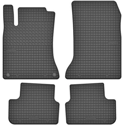 Immagine di Set di tappetini in gomma per Mercedes A W176 / B W246 CLA C117 GLA X156 Infiniti Q30 su misura