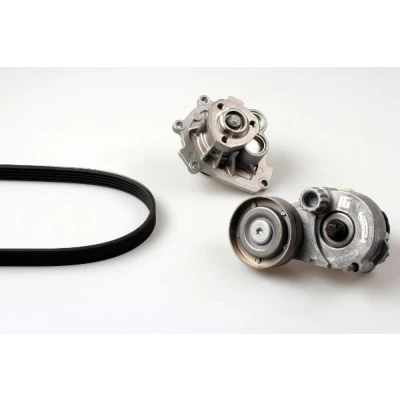 Immagine di HEPU PK03631 Pompa acqua + Kit cinghia Poly V OPEL: Corsa D Hatchback, Astra H Caravan, Hatchback