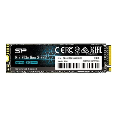 Immagine di Silicon Power P34A60 M.2 2000 GB PCI Express 3.0 3D NAND NVMe