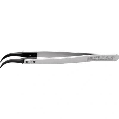Immagine di Knipex 92 81 03 ESD Pinzetta 1 pezzo Acuminate 130 mm