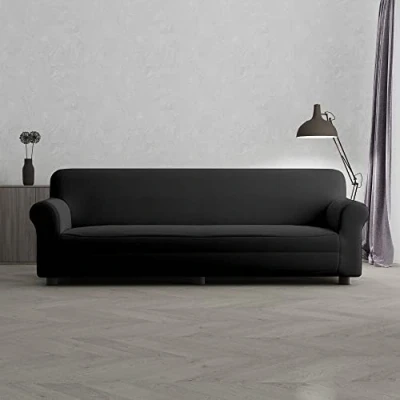 Immagine di MB HOME BASIC Copridivano “più Bello, Nero, 4 Posti