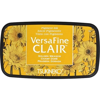 Immagine di Tsukineko Golden Meadow Versafine Clair Tampone d&#039;inchiostro, Materiale Sintetico, Giallo, 5, 6 x 9, 7 2, 3 cm