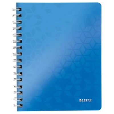 Immagine di LEITZ WOW Blocco PP 80 fogli a righe A5 Blu metallizzato 46390136