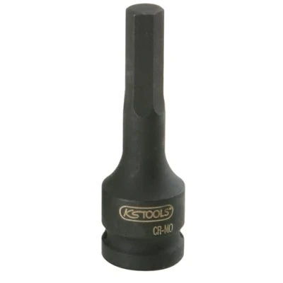Immagine di KS Tools 911.0932 1/2&quot; Bussola p.avvitatori ad impulsi p.viti a esagono incassato,lunga,19mm