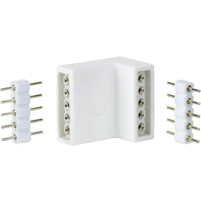 Immagine di Paulmann 70615 Connettore angolato Plastica (L x L A) 1.7 1.6 1.2 cm 4 pz.