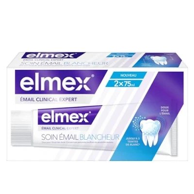 Immagine di ELMEX Dentifricio Trattamento smalto bianco Set di 2 x 75 ml